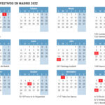 Calendario Laboral Hosteleria Madrid (2023)